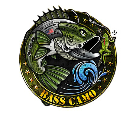 Bass Fishing Sport Blue Camo tattoo 3D shirts for men and women